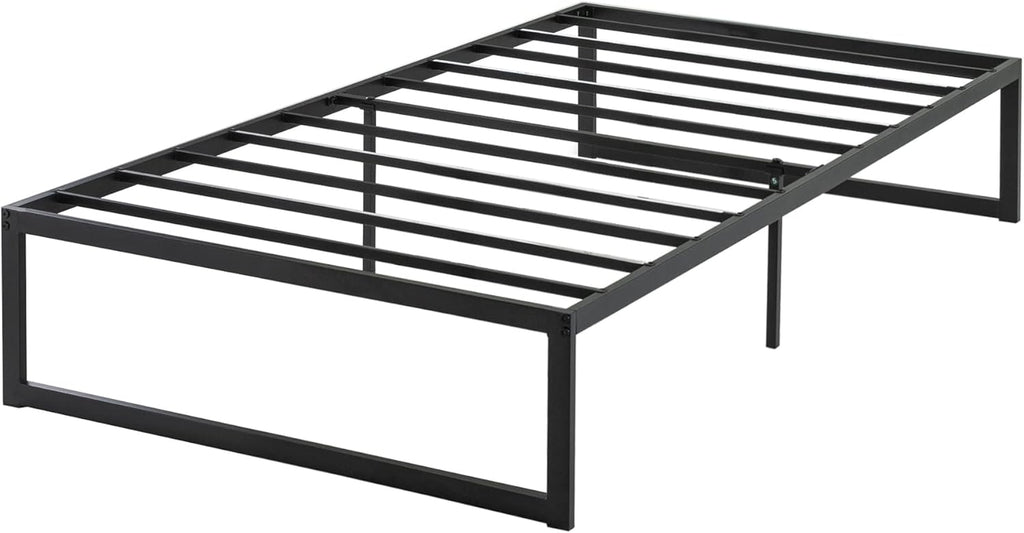 ABEL Metal Platform Bed Frame, Mattress Foundation with Steel Slat Support, No Box Spring Needed, Easy Assembly, Twin
